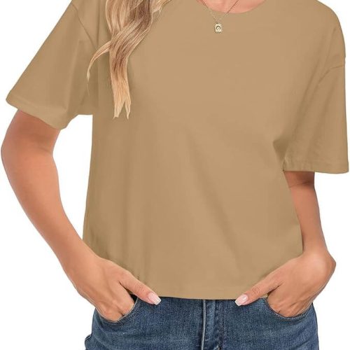 Soft Cotton Round Neck T-shirt