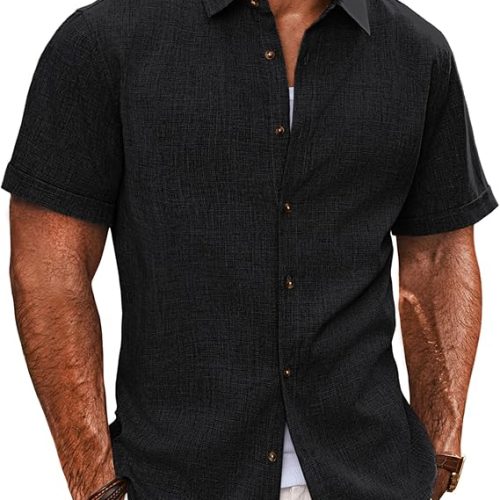 Men Casual Cotton Summer Shirt