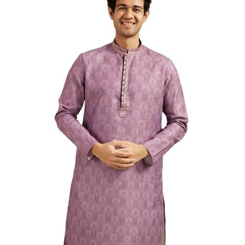 Men’s Cotton Blend Printed Kurta