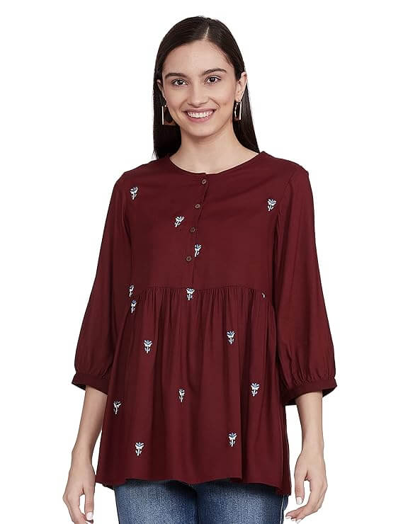 Women Casual Cap Sleeves Top