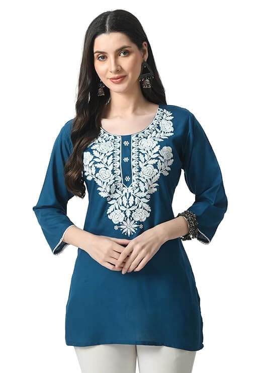 Short Kurti Tunic Top For Women